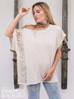 Linen & Silk Shirt / Off White