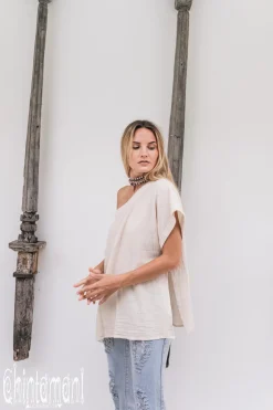 Linen & Silk Shirt / Off White