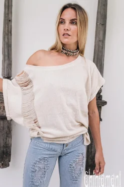 Linen & Silk Shirt / Off White