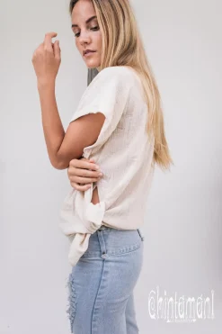 Linen & Silk Shirt / Off White