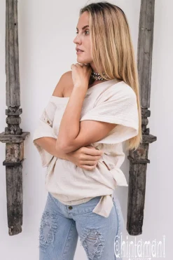 Linen & Silk Shirt / Off White