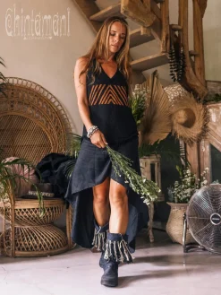 Linen Rayon Top / Black