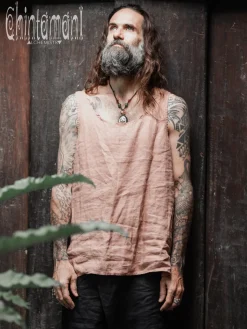 Linen Tank Top / Dusty Pink