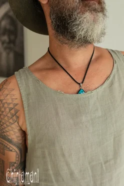 Linen Tank Top / Sage Green