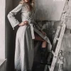Maxi Kimono Dress / Grey