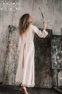 Maxi Kimono Dress / Off White