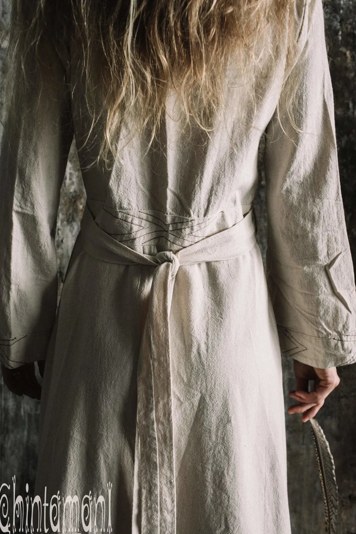 Maxi Kimono Dress / Off White