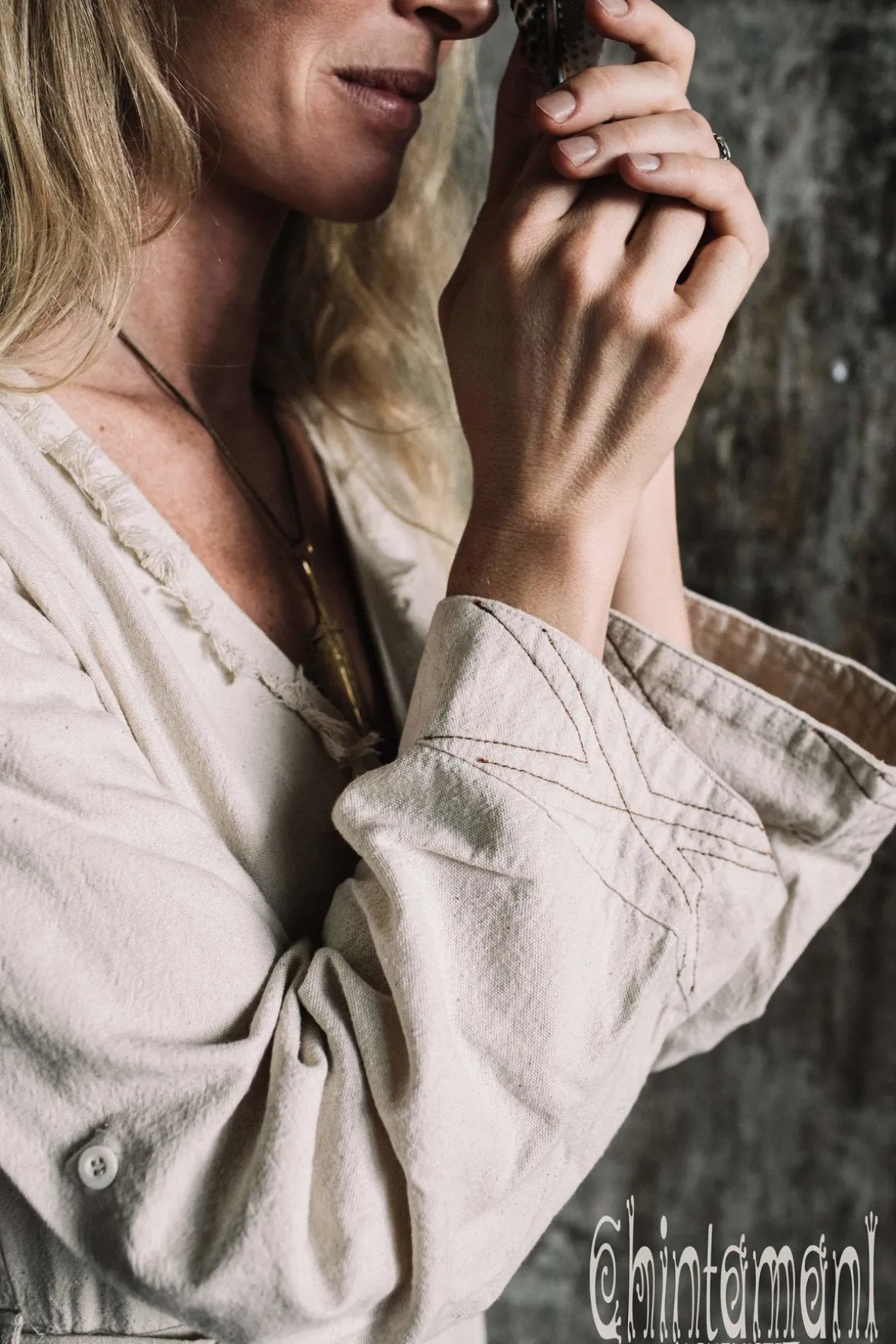 Maxi Kimono Dress / Off White