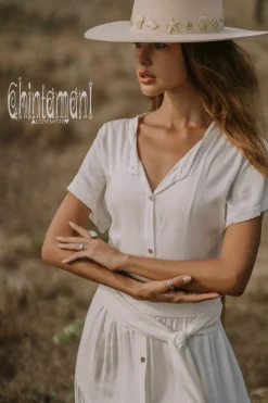 Maxi Shirt Dress / Off White