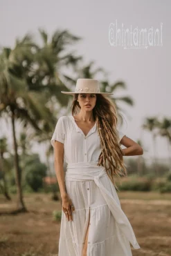 Maxi Shirt Dress / Off White