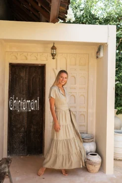 Maxi Shirt Dress / Sage