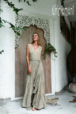 Maxi Tiered Dress / Sage Green