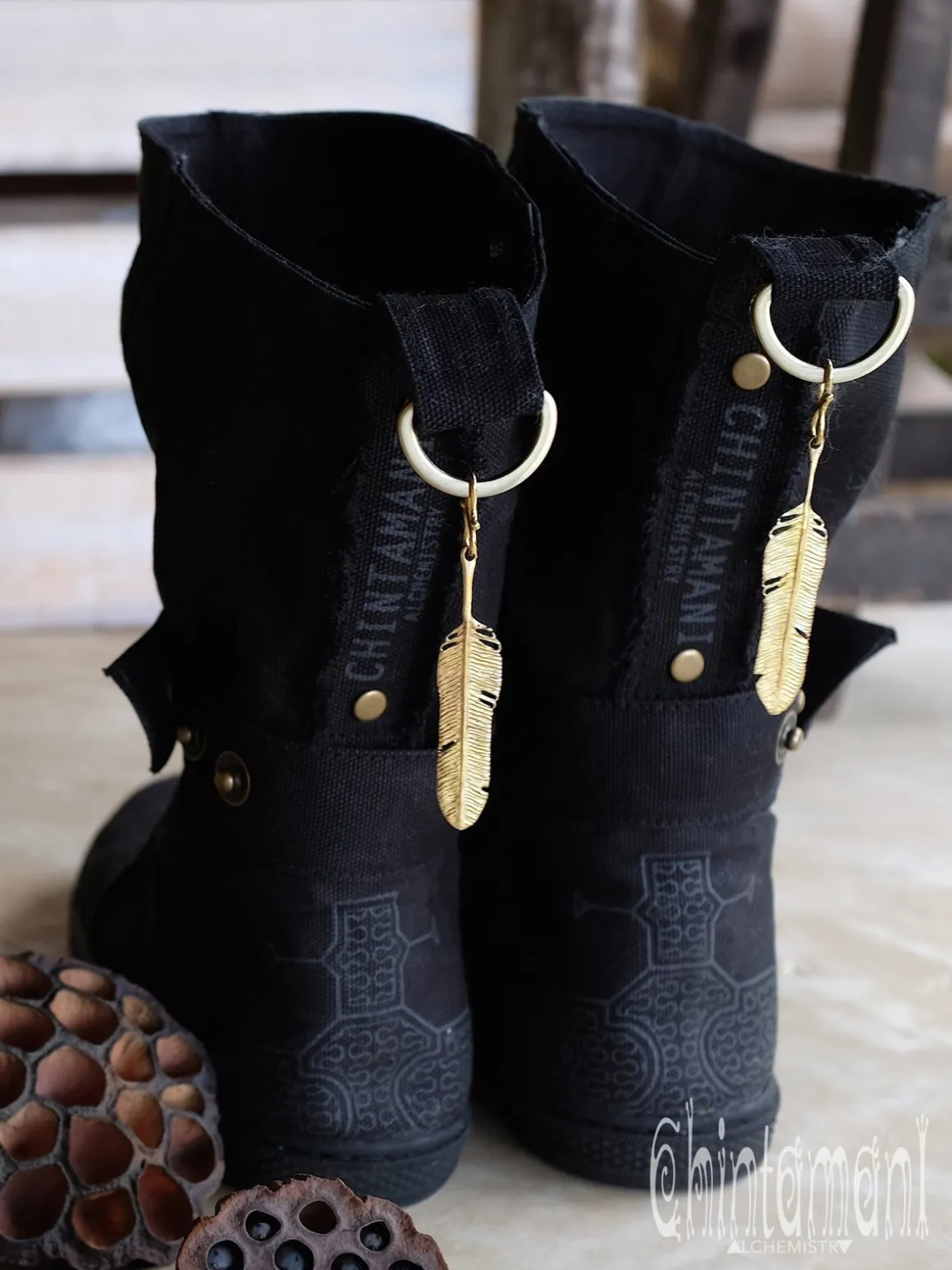 Medium Tribal Boots / Black