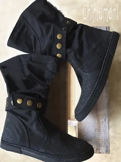 Medium Tribal Boots / Black
