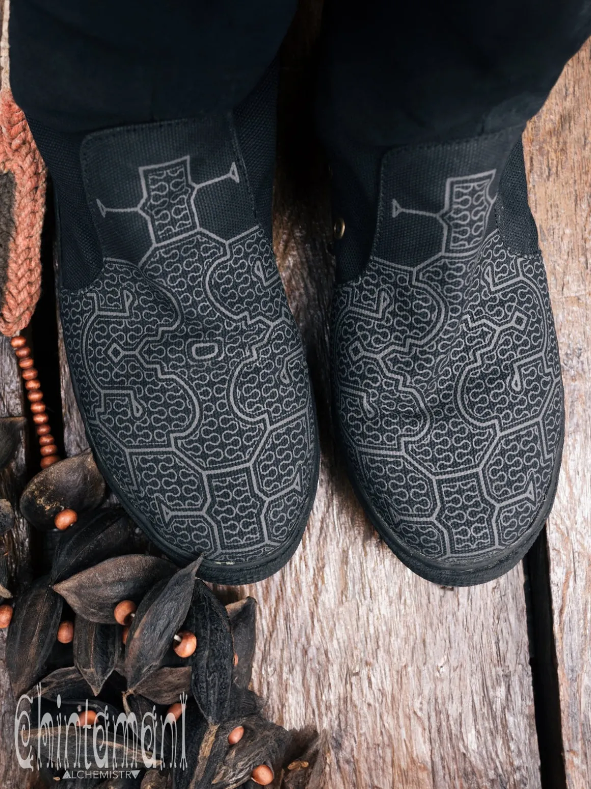 Medium Tribal Boots / Black