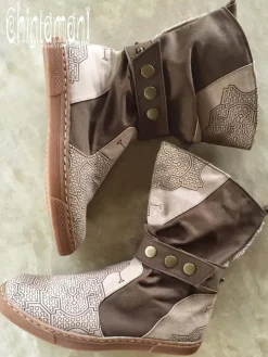 Medium Tribal Boots / Brown