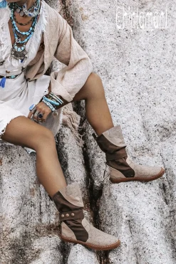 Medium Tribal Boots / Brown