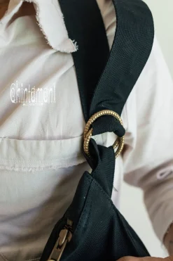 Men Crossbody Bag / Black