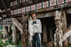 Men's Linen Kimono / Sage Green