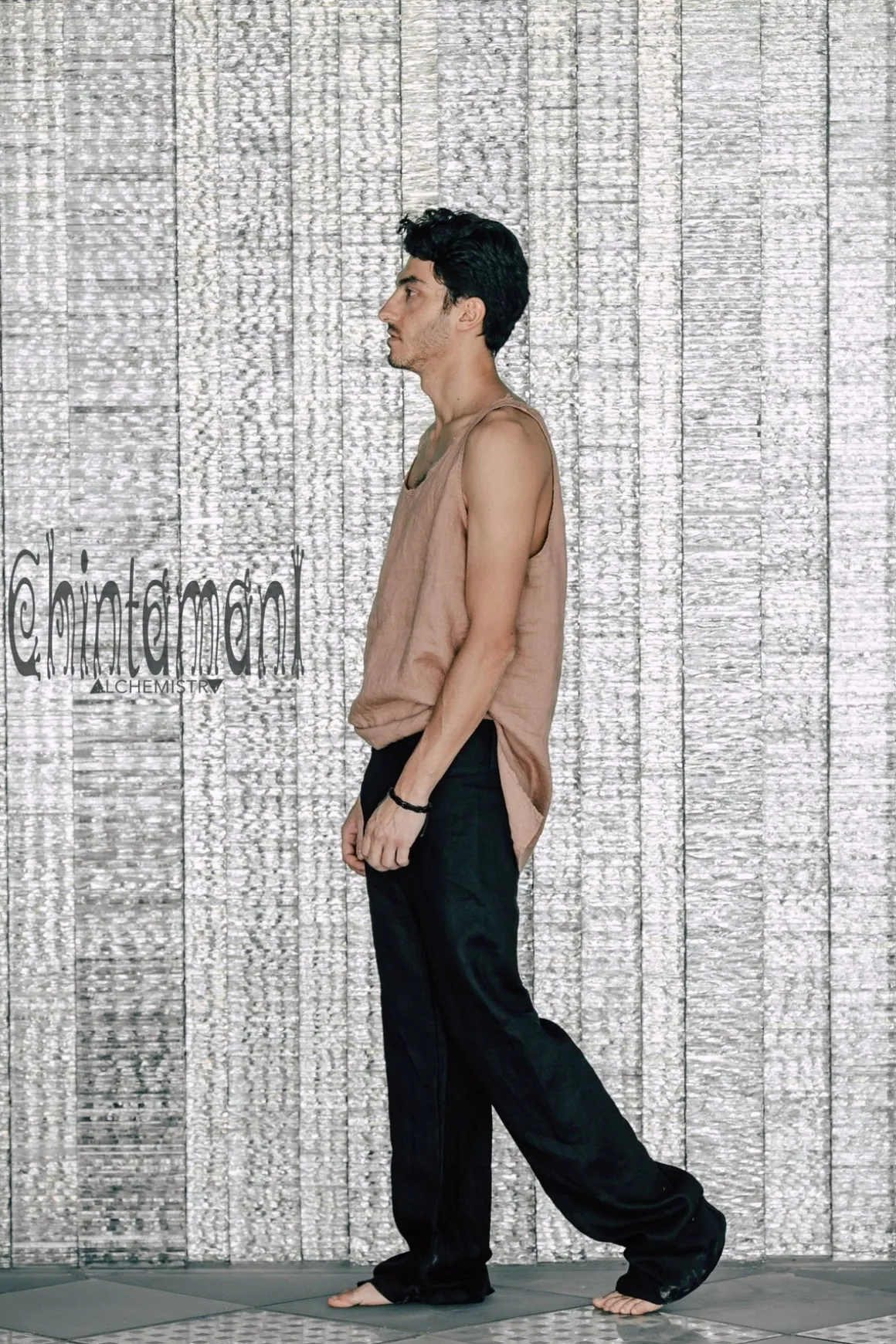 Men's Skirt Pants / Black