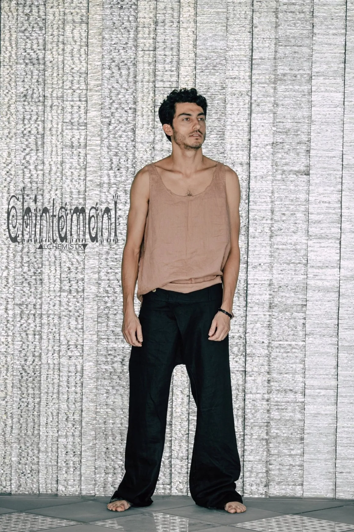 Men's Skirt Pants / Black