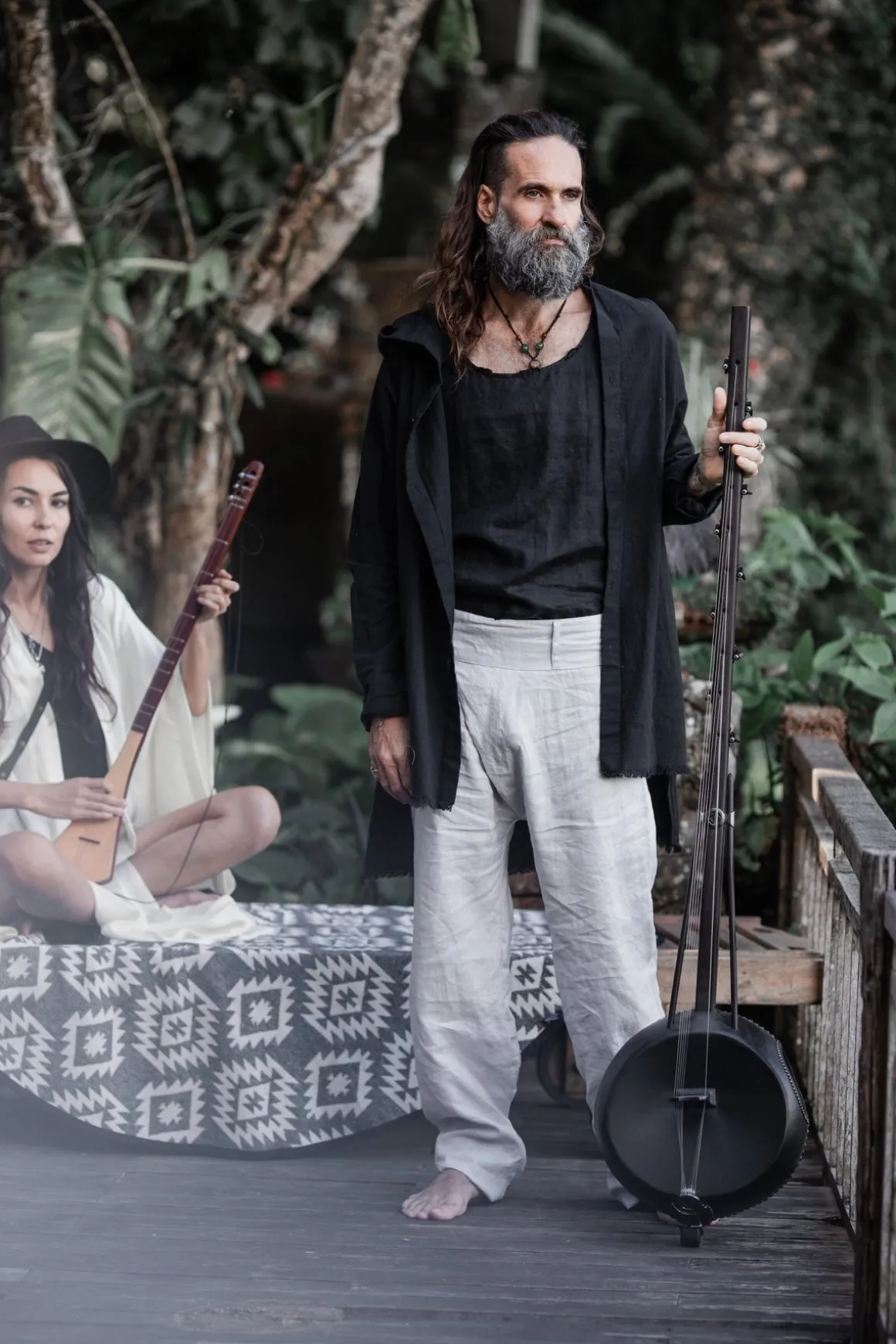 Men's Skirt Pants / Grey