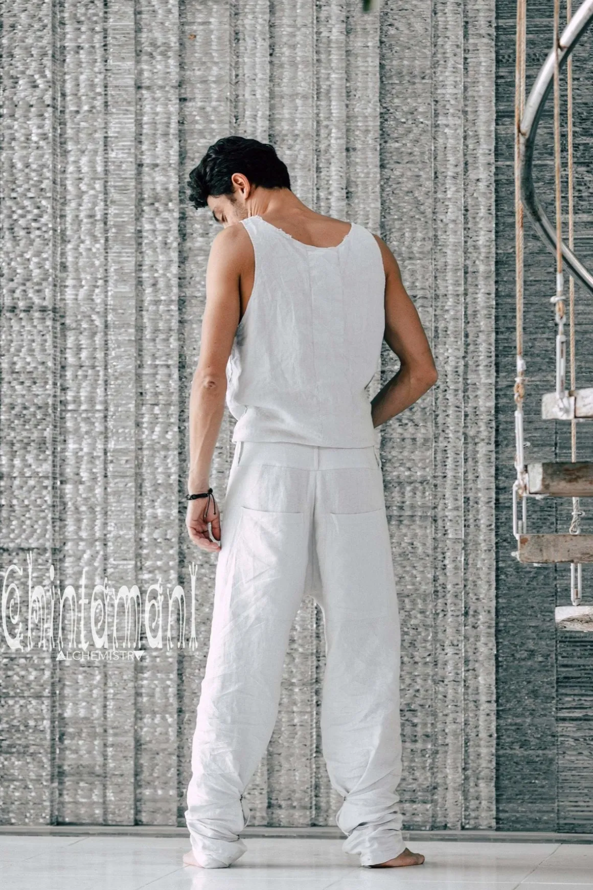 Men's Skirt Pants / Grey