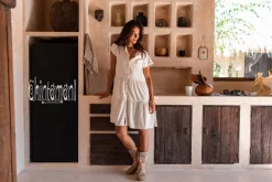 Mini Shirt Dress / Off White