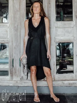 Mini Tunic Dress / Black