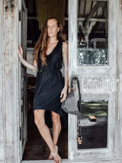 Mini Tunic Dress / Black