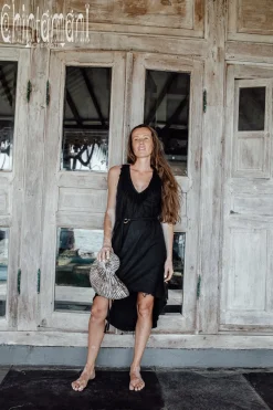Mini Tunic Dress / Black