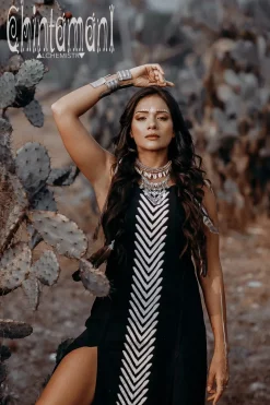 Organic Corner Dress / Black