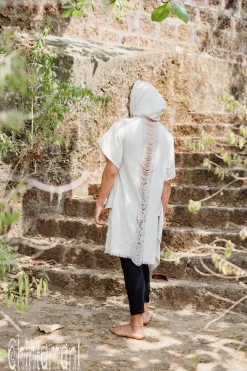 Organic Hooded Shirt / Gray