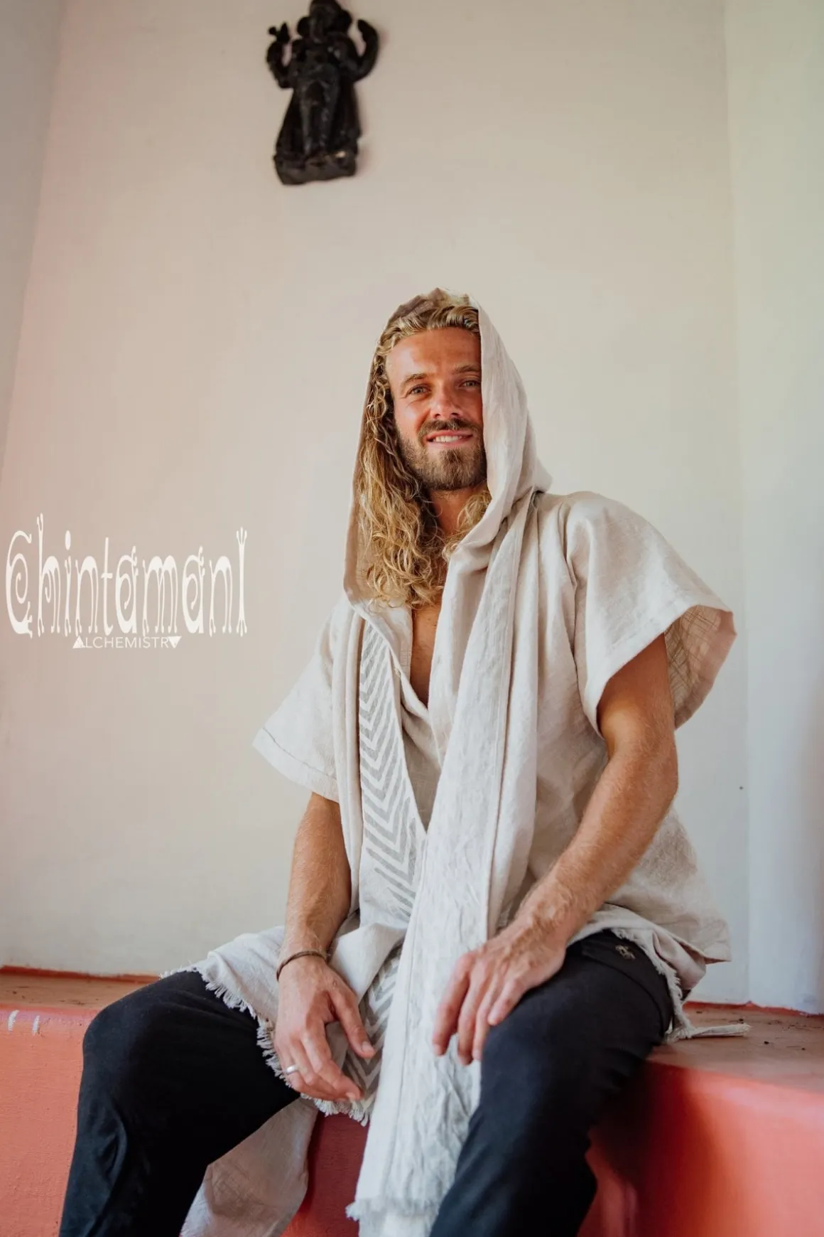 Organic Hooded Shirt / Gray