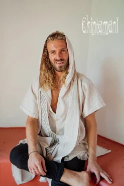 Organic Hooded Shirt / Gray