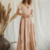 Organic Maxi Dress / Cream