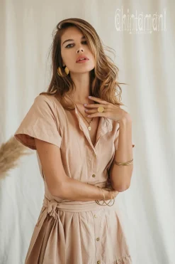 Organic Maxi Dress / Cream