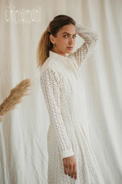 Organic Maxi Dress / Off White