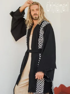 Organic Men's Kimono / Black