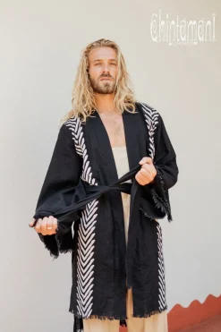 Organic Men's Kimono / Black