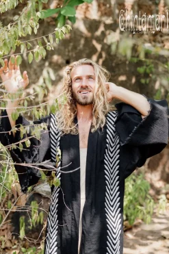 Organic Men's Kimono / Black