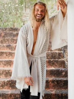 Organic Men's Kimono / Gray