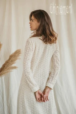 Organic Midi Dress / Off White