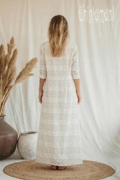 Organic Shirt Dress / Off White