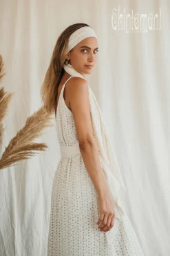 Organic V Dress / Off White