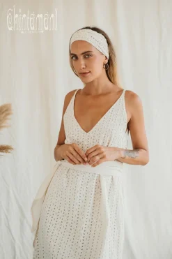 Organic V Dress / Off White