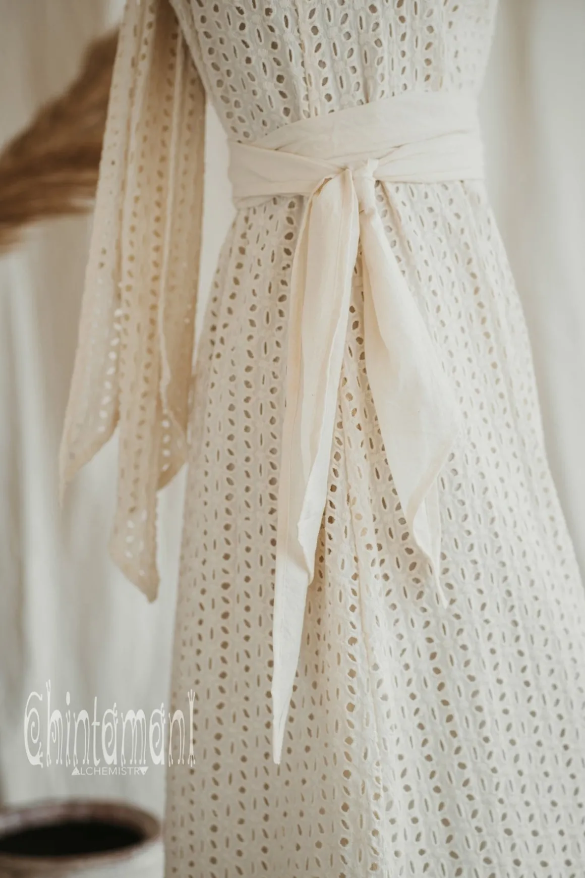 Organic V Dress / Off White