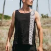 Organic Vest Top / Black