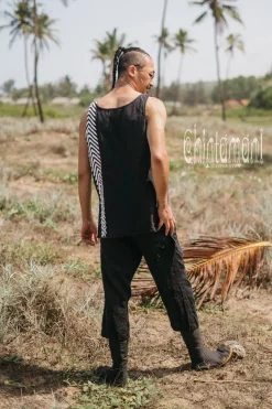 Organic Vest Top / Black