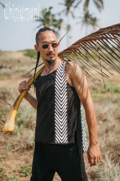 Organic Vest Top / Black